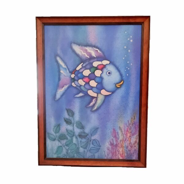 quadro peixe arco-iris